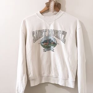 Saint Moritz Alpine Graphic Pullover Sweatshirt